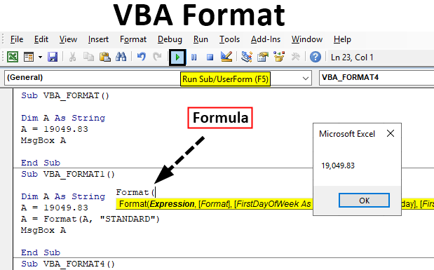 VBA Format