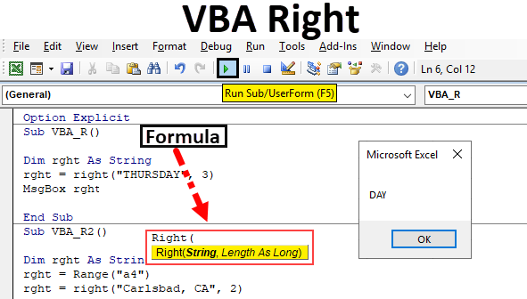 VBA Right