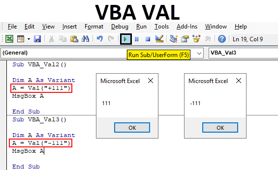 Excel VBA VAL