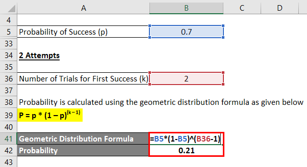 Probability For 2 Attempts Example 2-5