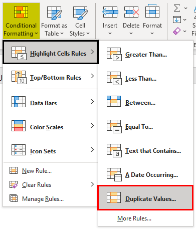 Match data in a same row example 2.3