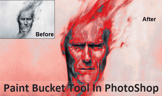 Paint Bucket Tool in Photoshop