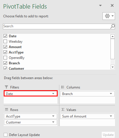 Pivot Table Examples 2.3