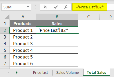Product and Price example 1.5