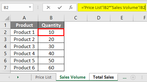 Product and Price example 1.6