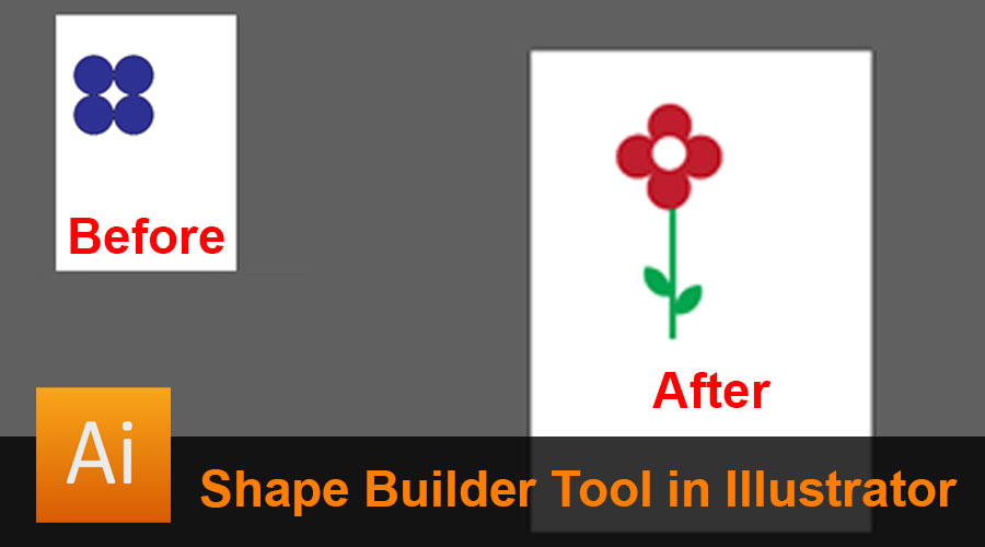 Shape Builder Tool in Illustrator