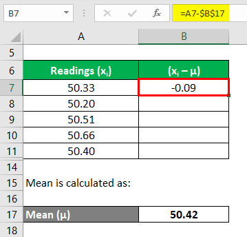 Uncertainty Formula Example 2-3