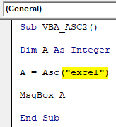Lower case Character Example 3-2