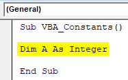 VBA Constant Example 1-3