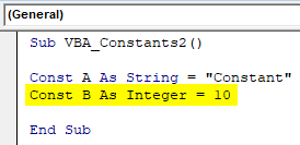 VBA Constant Example 2-3