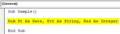 VBA DatePart Example 1-4