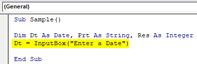 VBA DatePart Example 1-5