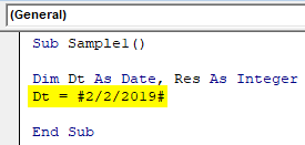 Provide Date Example 2-3