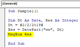 Message Box Example 2-5
