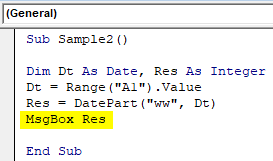 Message Box Example 3-6