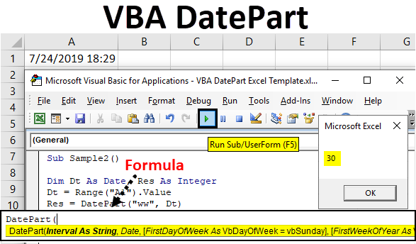VBA DatePart