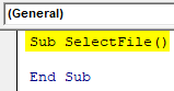 VBA FileDialog Example 1-3