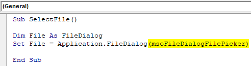 VBA FileDialog Example 1-7