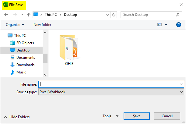 File Save Dialog Box Example 2-7