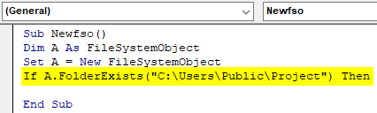 VBA Filesystemobject Example 2.1