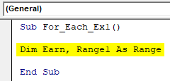 VBA For Each Loop Example 1-5