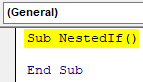 VBA IIF Example 3.1