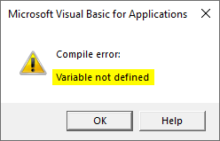 VBA Option Explicit 2
