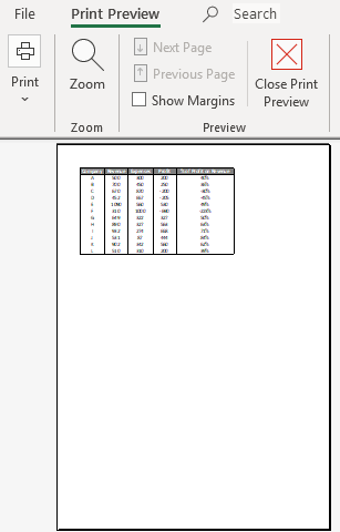 Print Preview Example 2-3