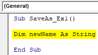 VBA Save As Example 1-3