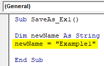 VBA Save As Example 1-4