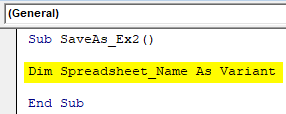 VBA Save As Example 2-2
