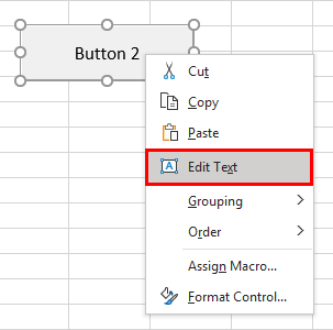Edit Text option Example 3-10