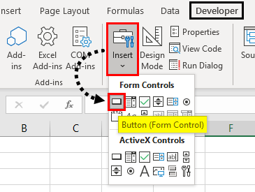 Insert Command button Example 3-7