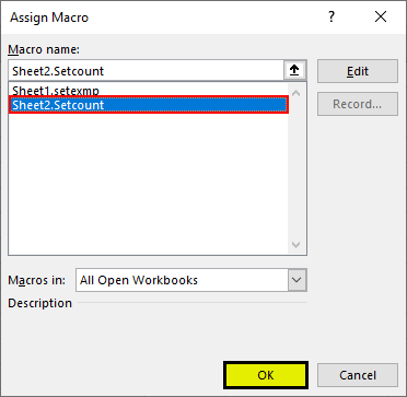 Assign Macro Example 3-8