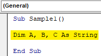 VBA StrComp Example 2.2
