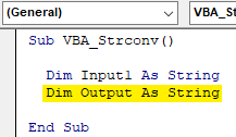 VBA Strconv example 1.2