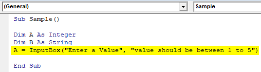 VBA Switch Example 1-5