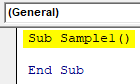VBA Switch Example 2-2