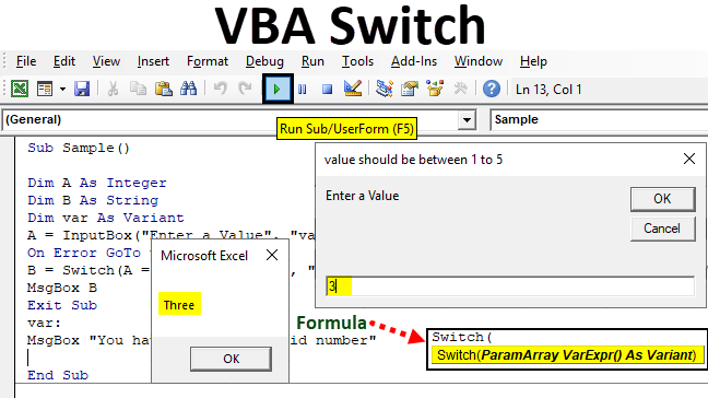 VBA Switch