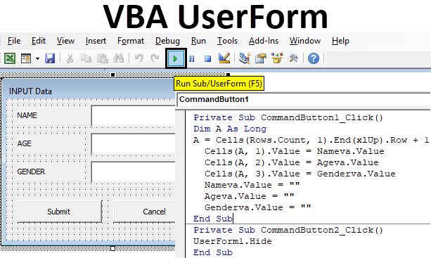 VBA UserForm