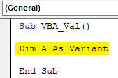 VBA Val Example 1.2
