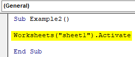 VBA WorkSheet Example 2.2