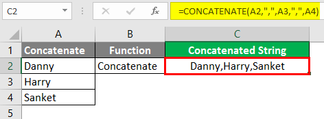 concatenate function 2