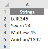extract no from string 1-1
