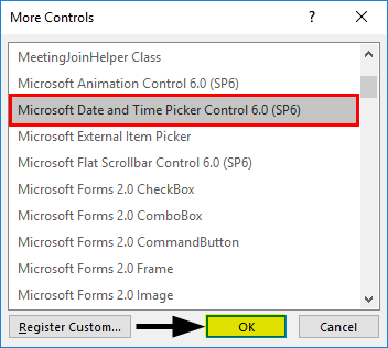 More Controls Window