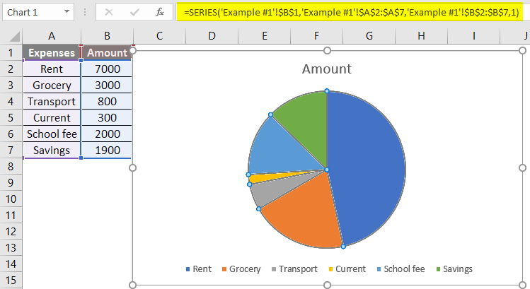 pie charts in excel 3