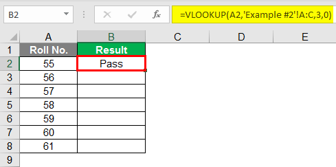 vlookup example 1-4