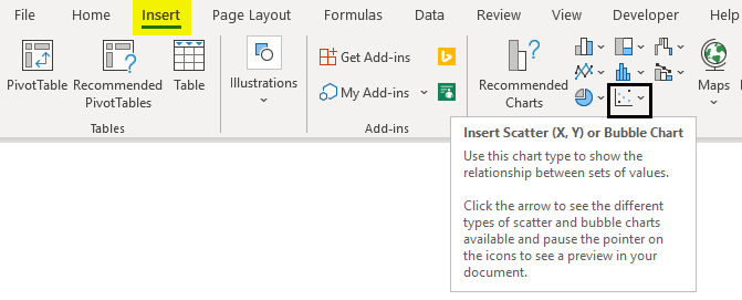 3D scatter plots in excel 1-2