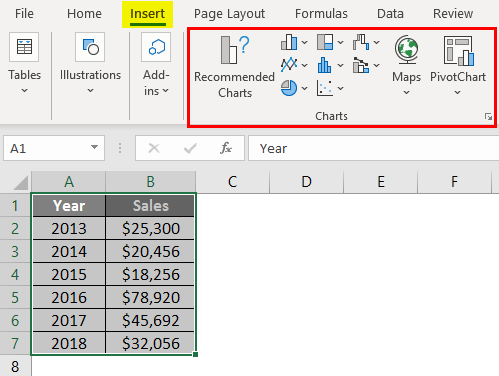 Change Chart Style in Excel 1-2