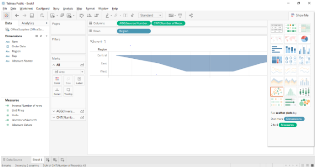 Funnel Chart In Tableau - Drag and Drop
